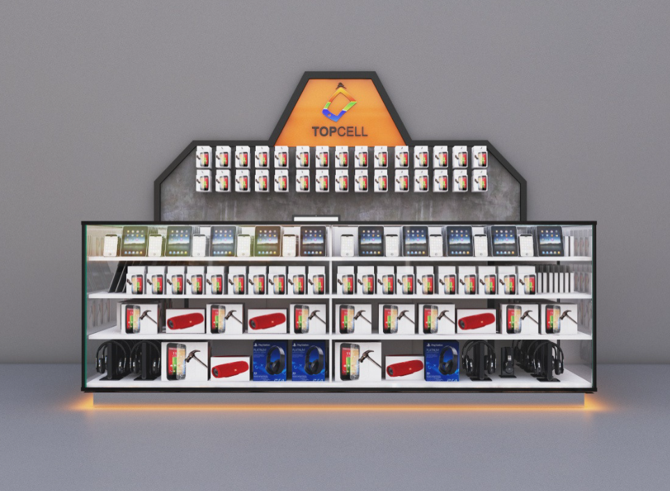 phone accessories counter