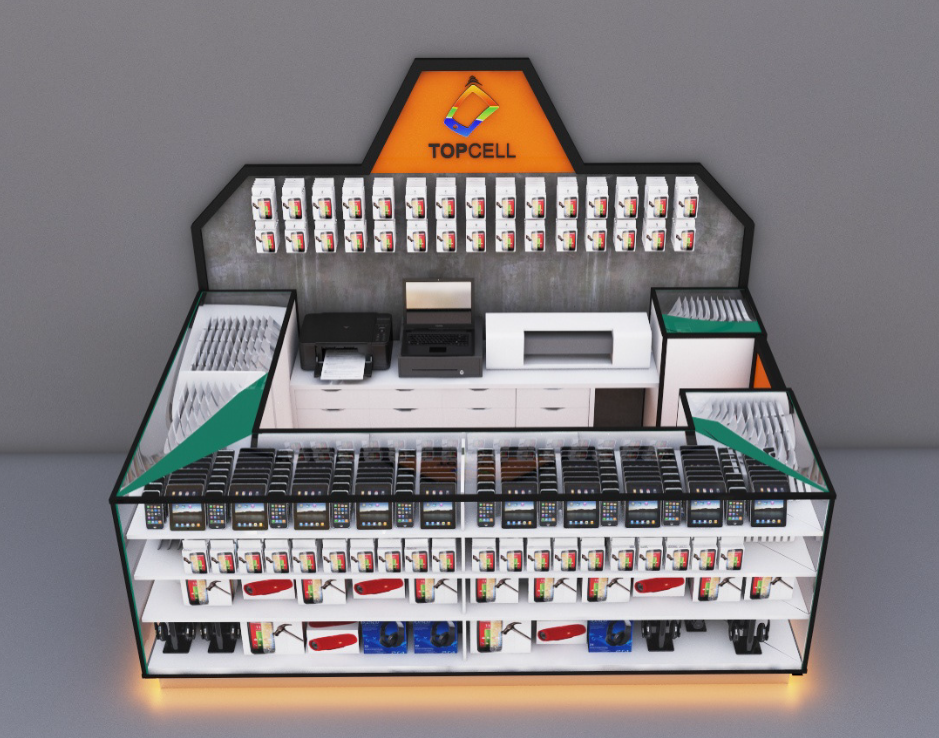 phone accessories counter