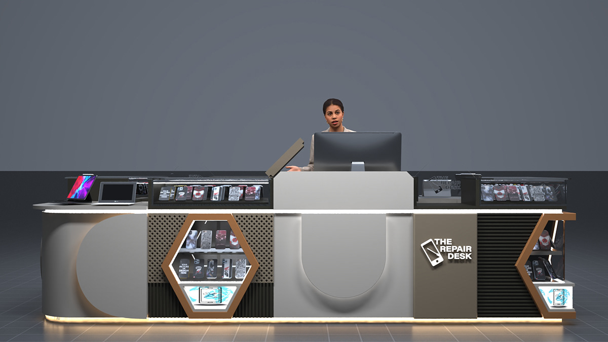 Phone repair kiosk