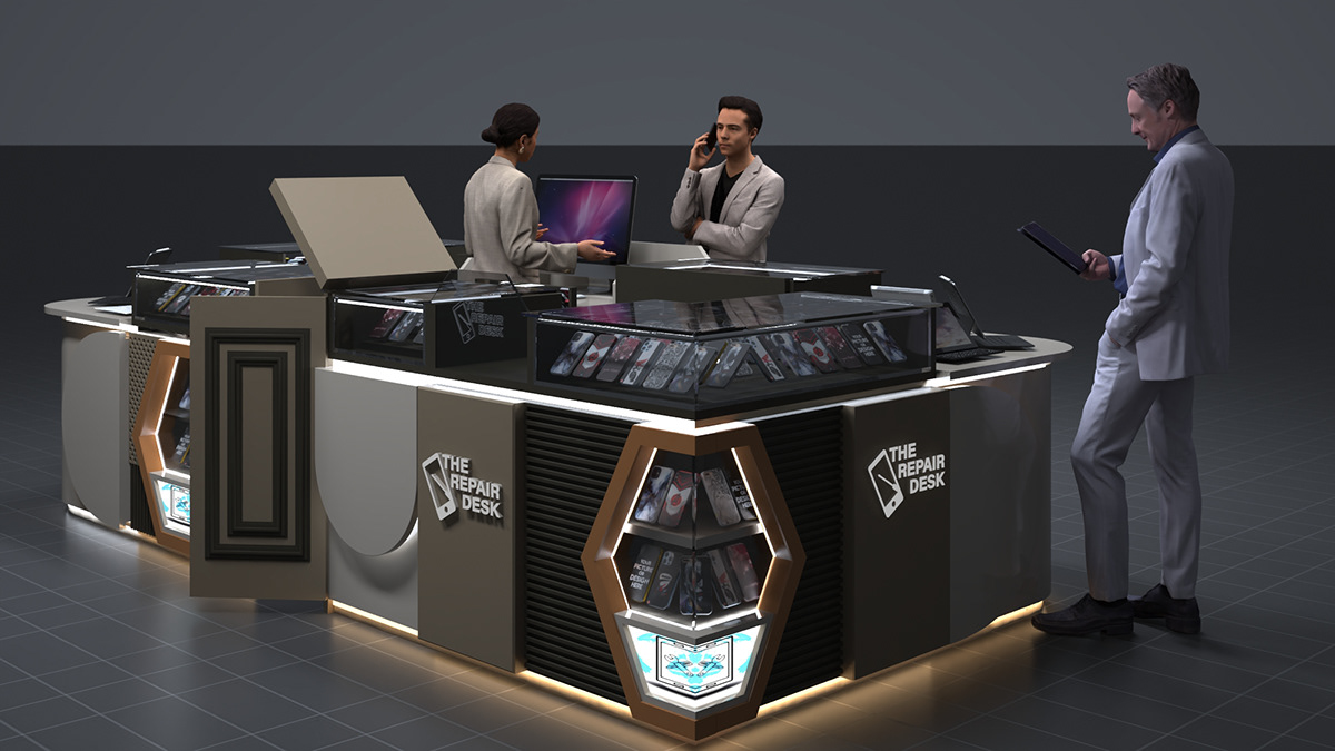 Phone repair kiosk