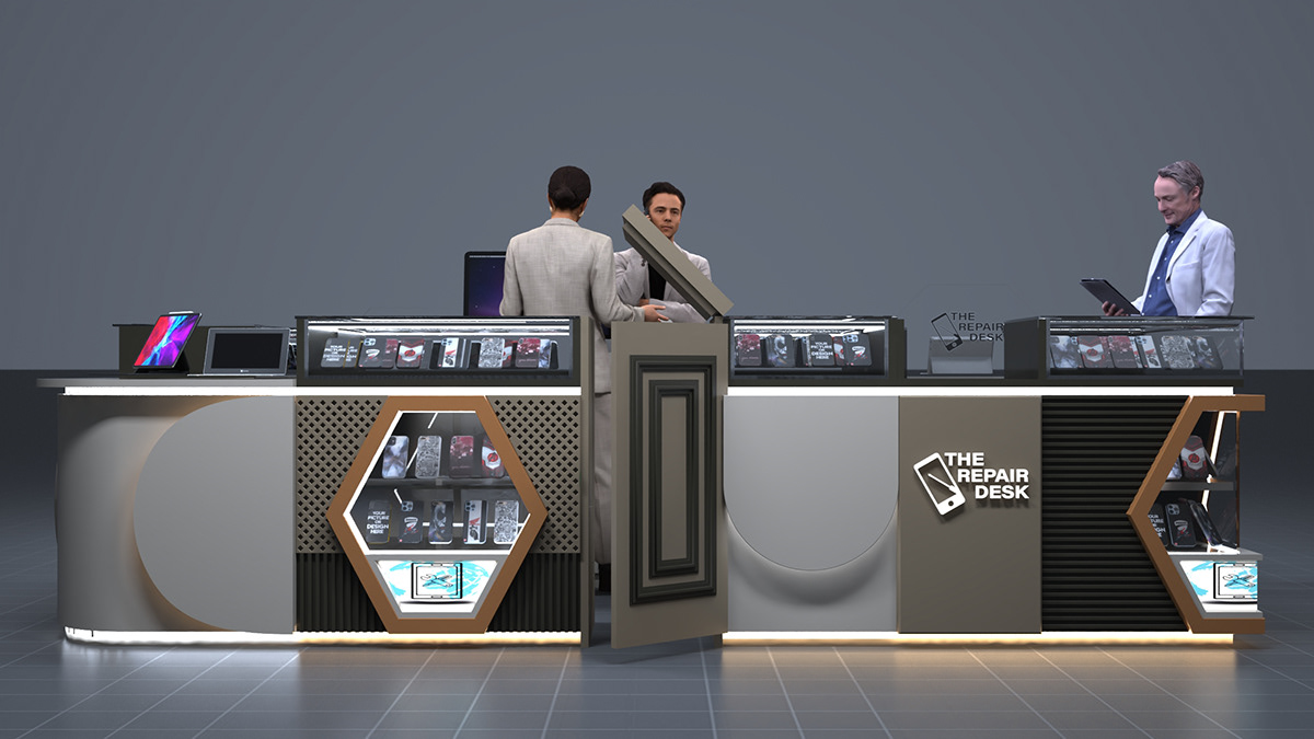 Phone repair kiosk