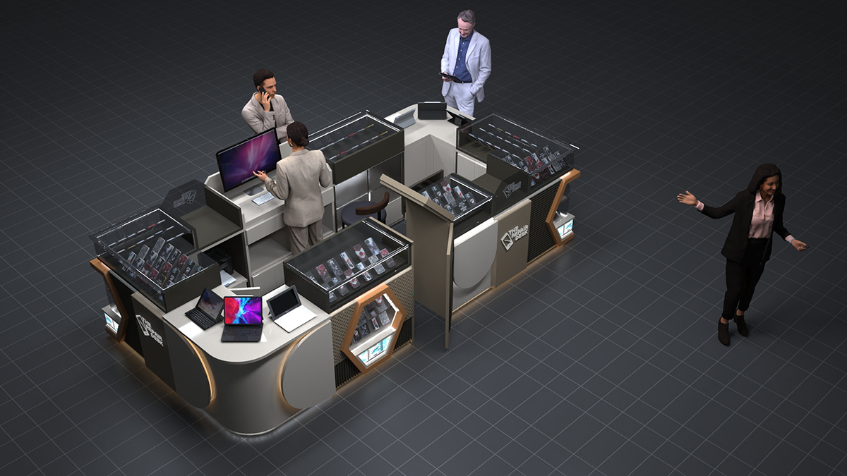 Phone repair kiosk