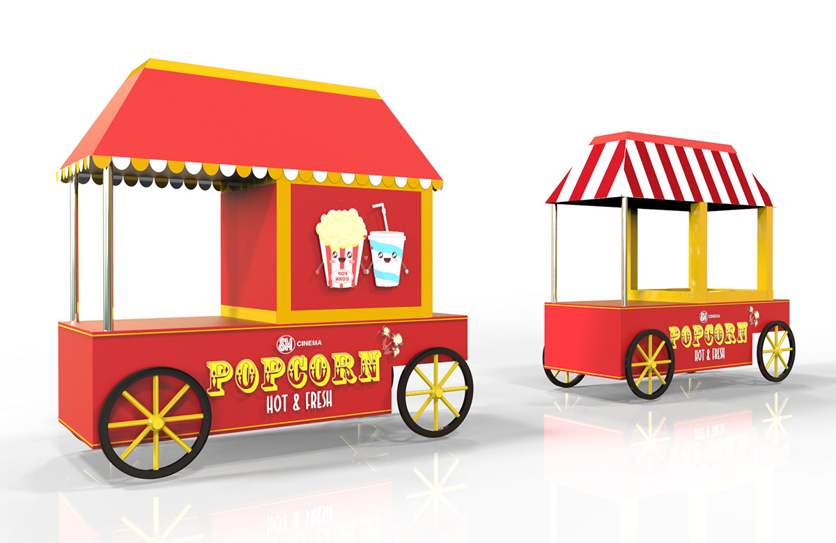 Popcorn Cart 