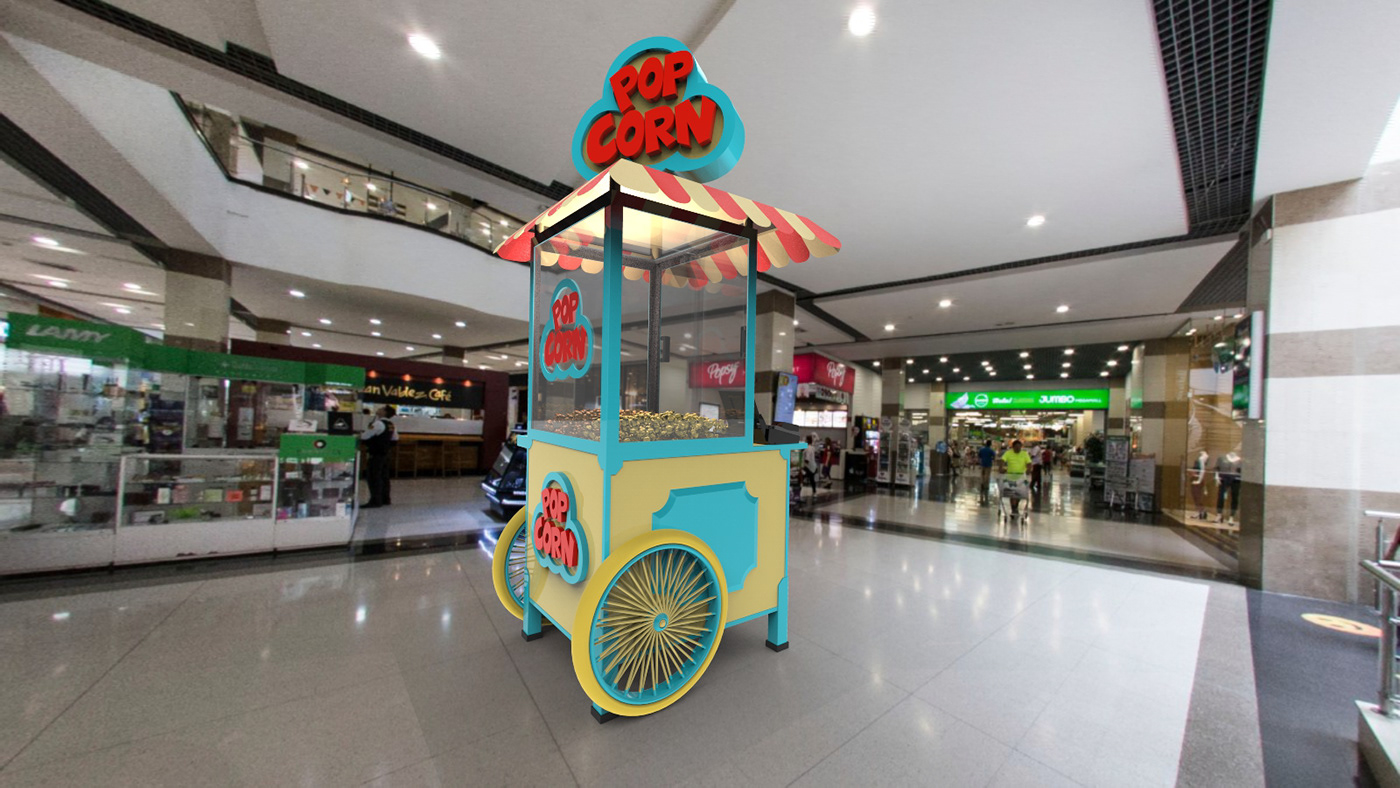 popcorn cart