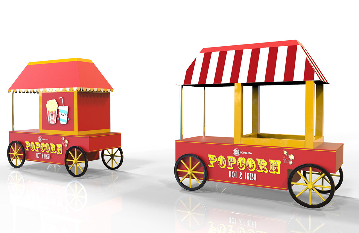 Popcorn Cart 