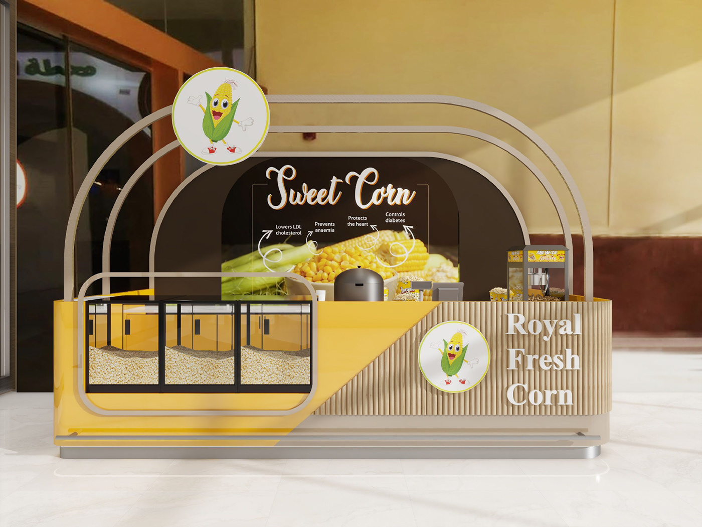 Popcorn kiosk