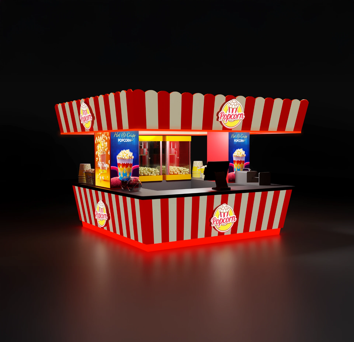 popcorn kiosk