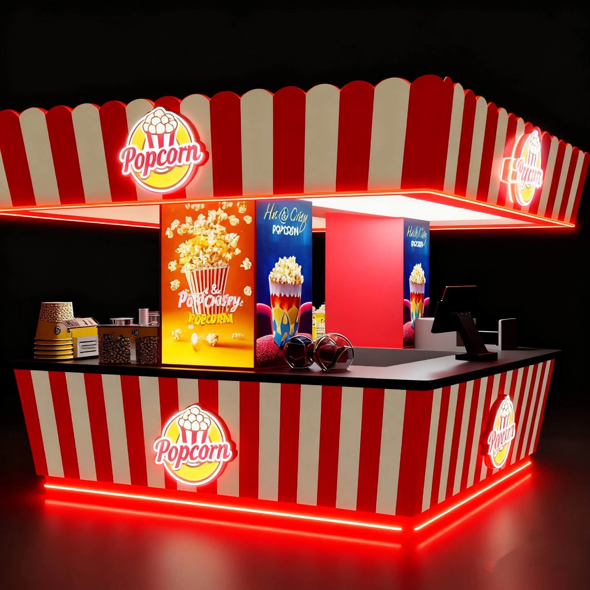 popcorn kiosk