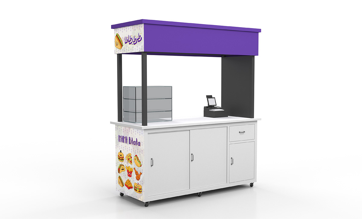 Potato Snack Cart