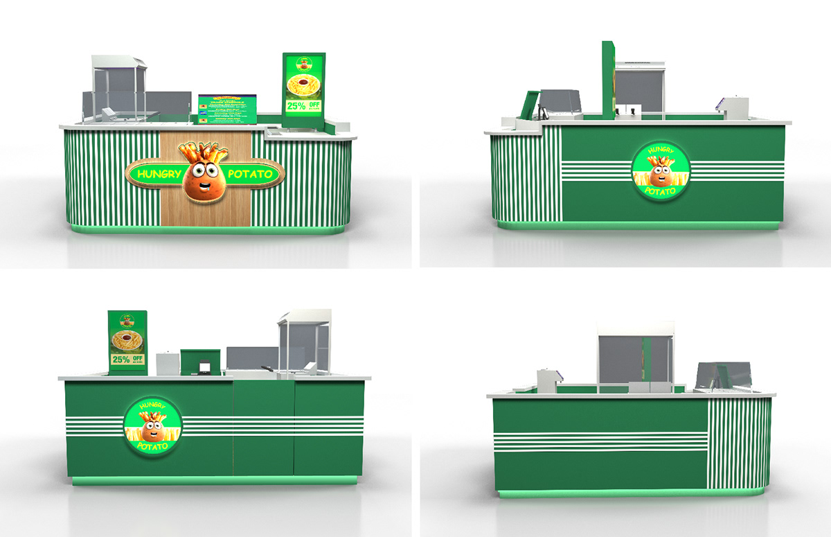 Potato Food Kiosk