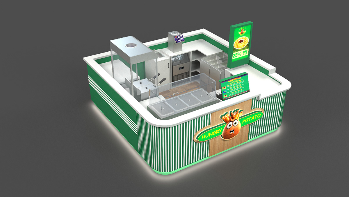 Potato Food Kiosk