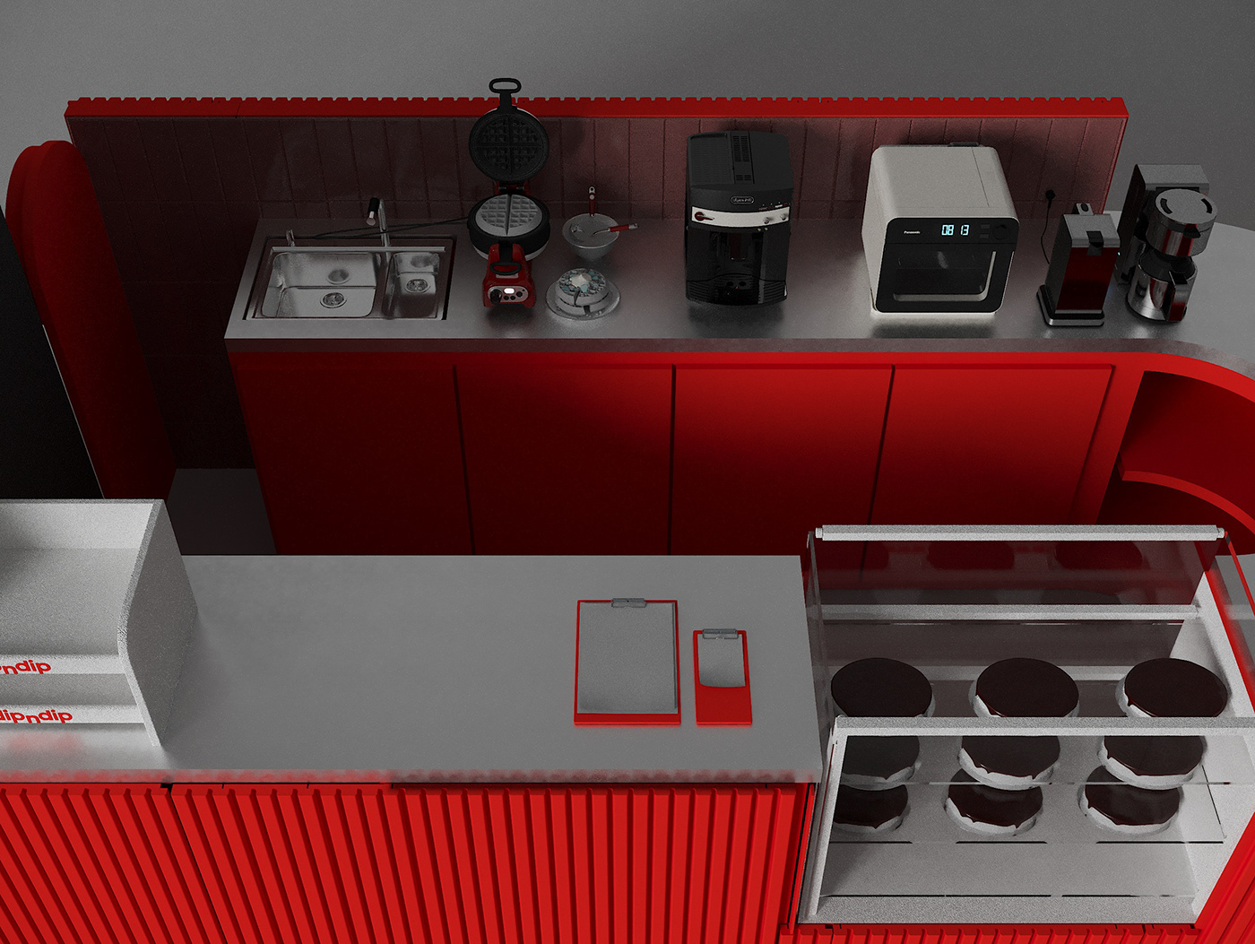 Bar Food Counter