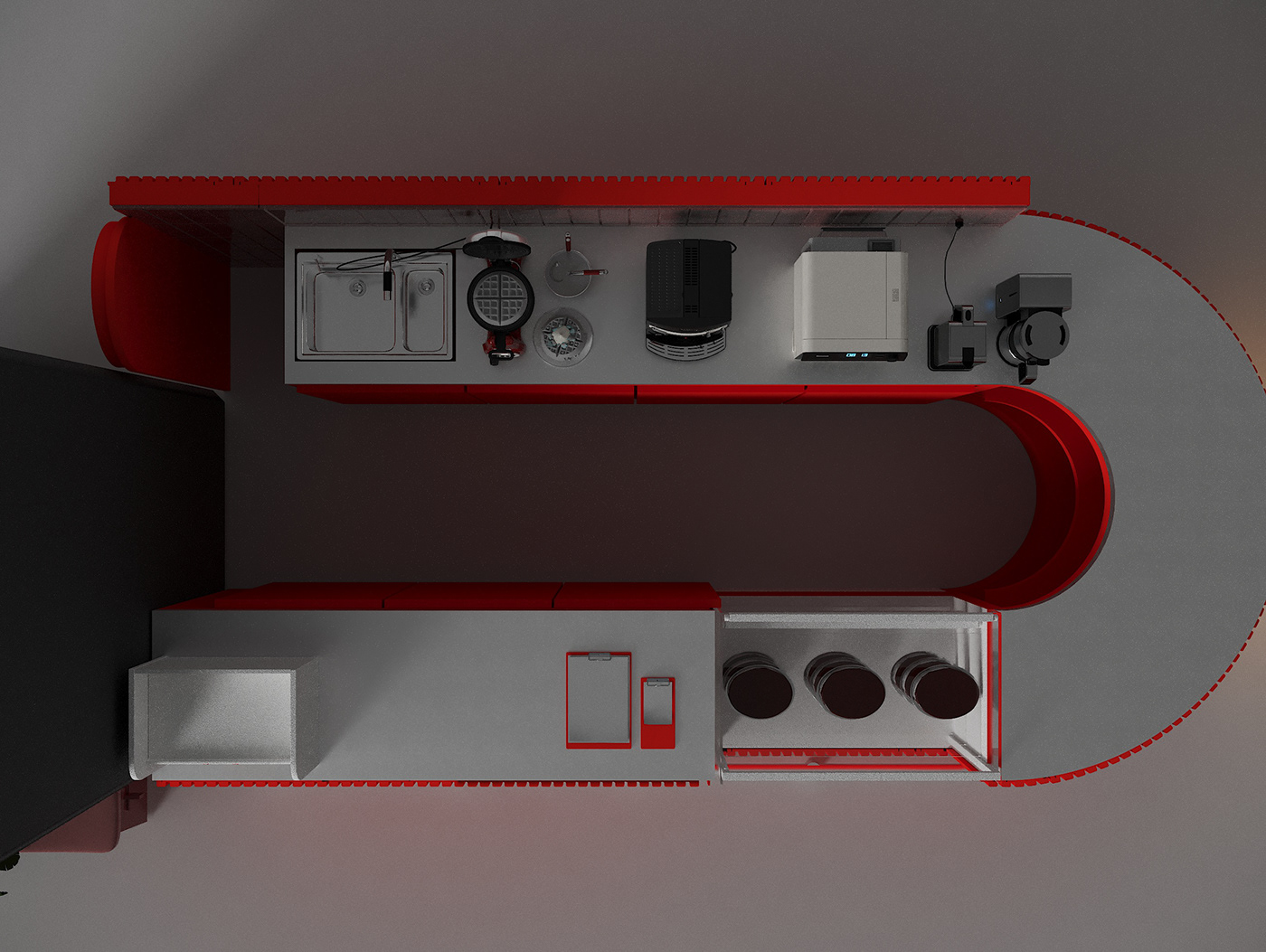 Bar Food Counter