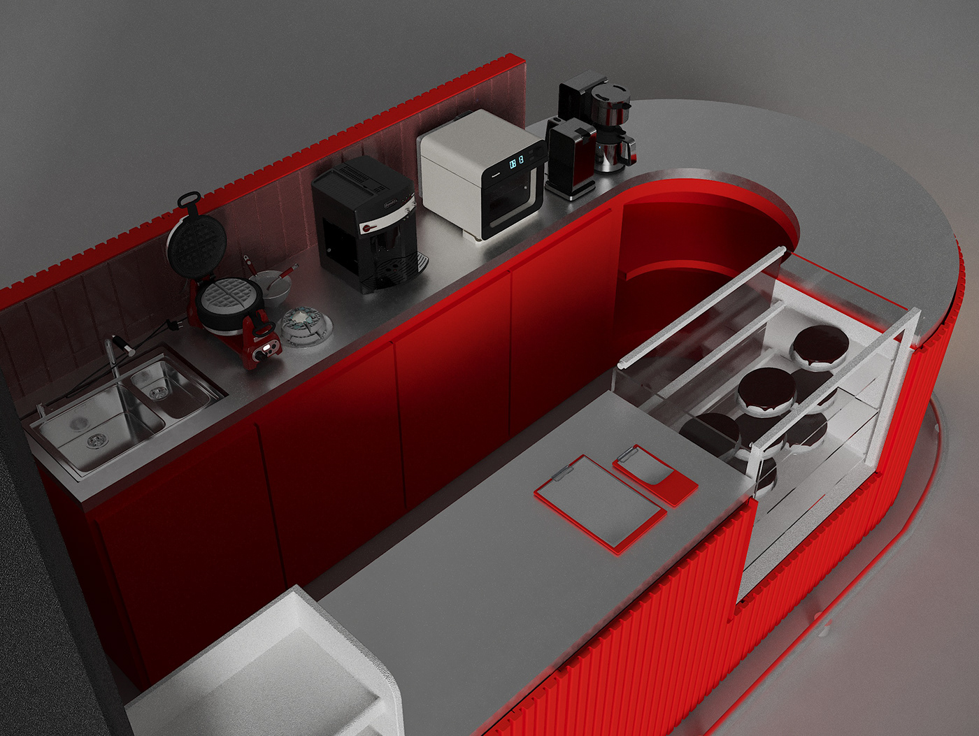 Bar Food Counter