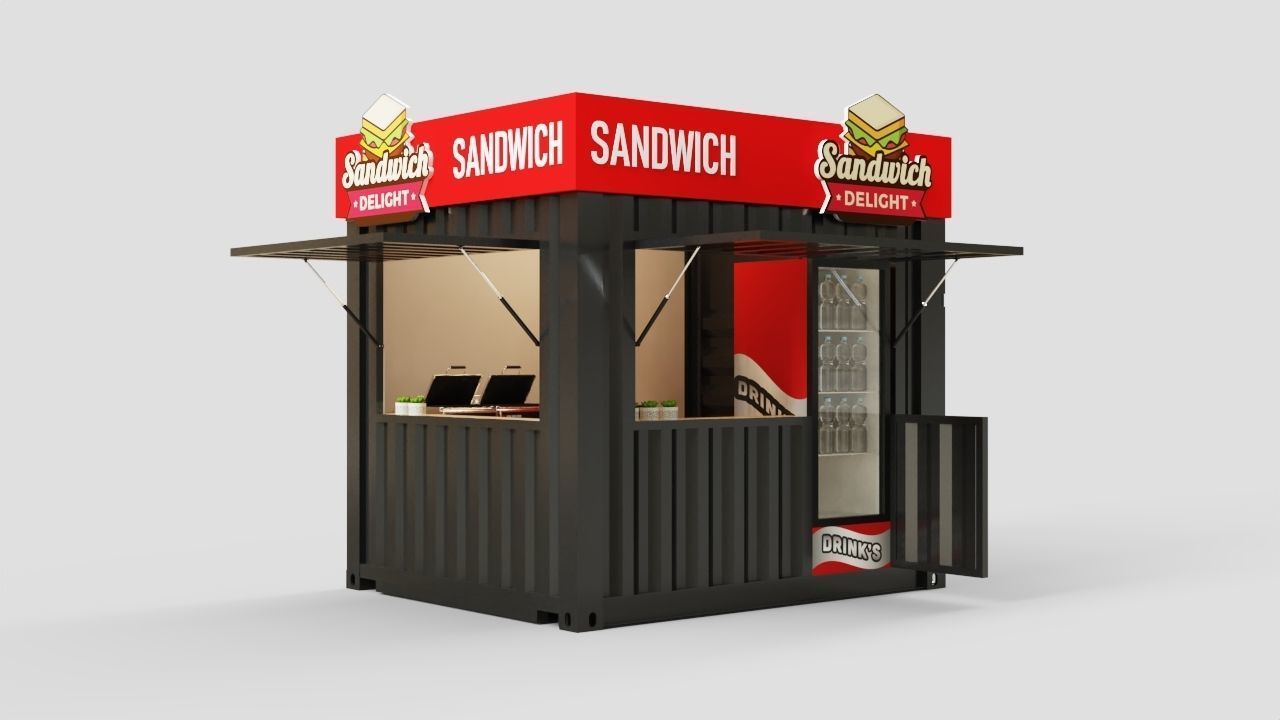 sandwich outdoor kiosk