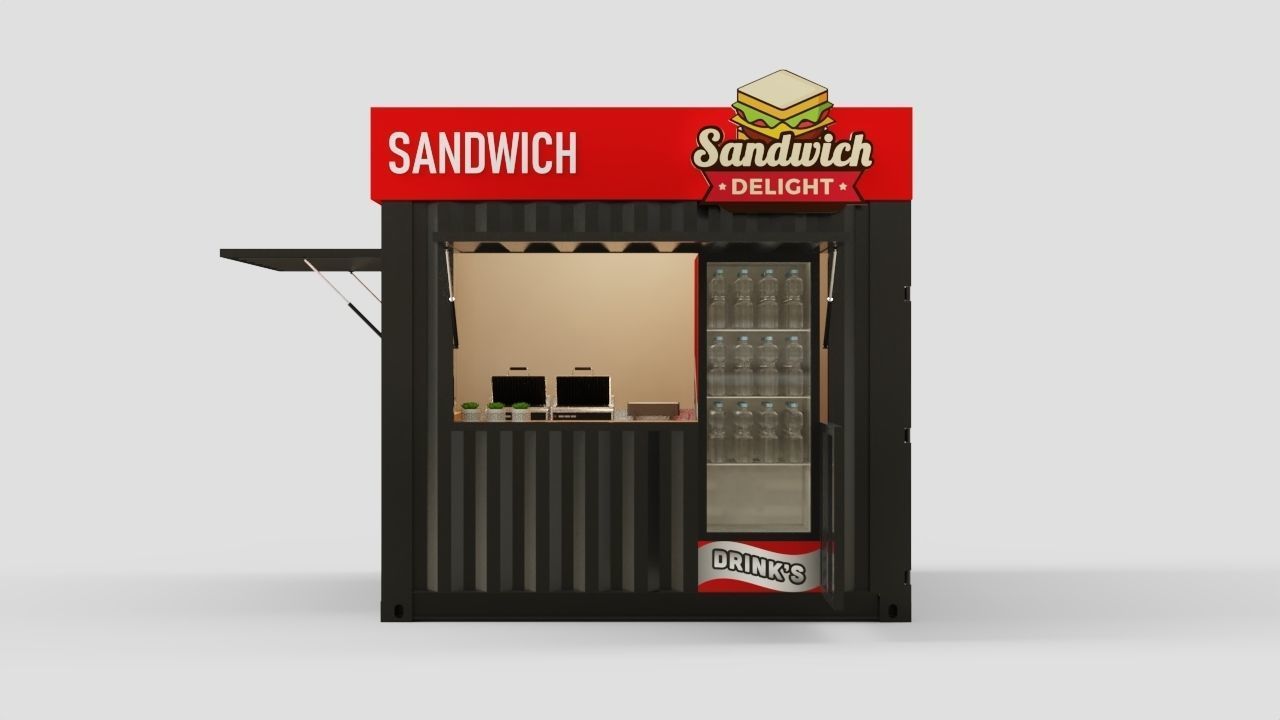 sandwich outdoor kiosk