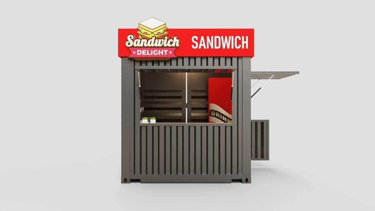 sandwich outdoor kiosk