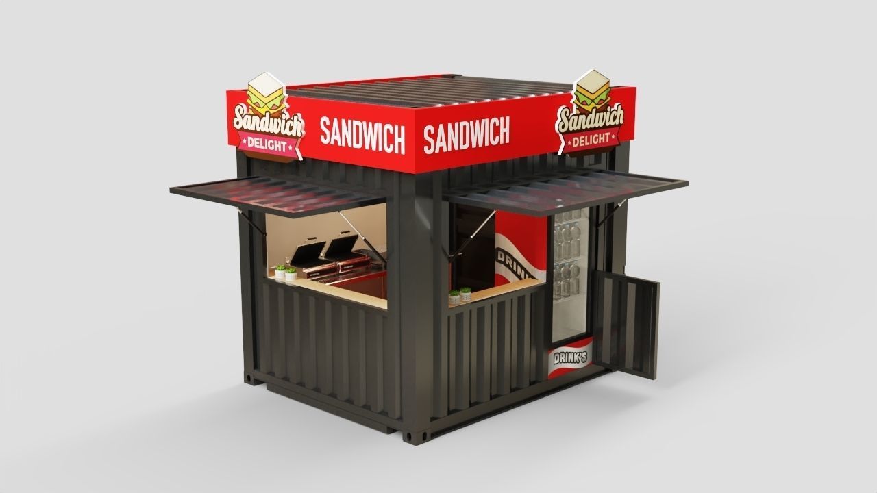 sandwich outdoor kiosk