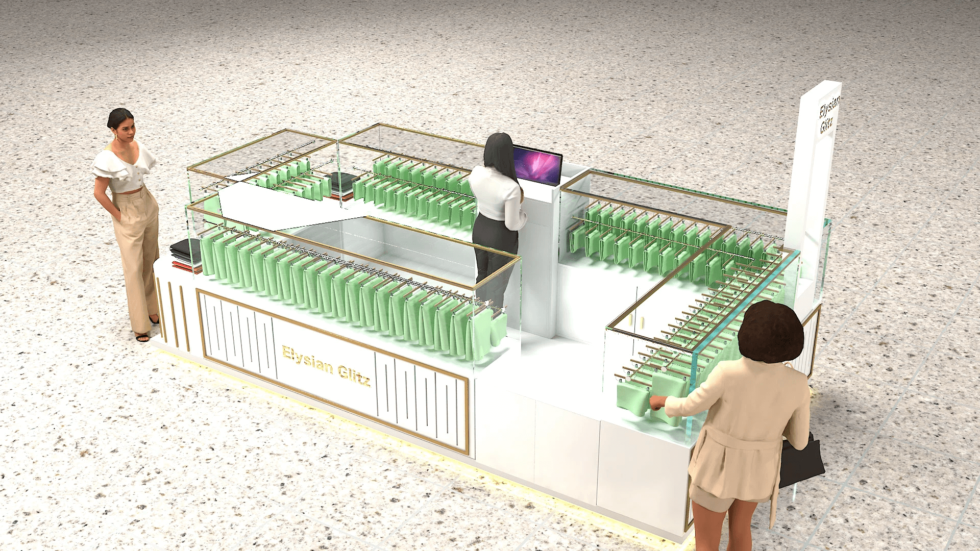 scarf kiosk 