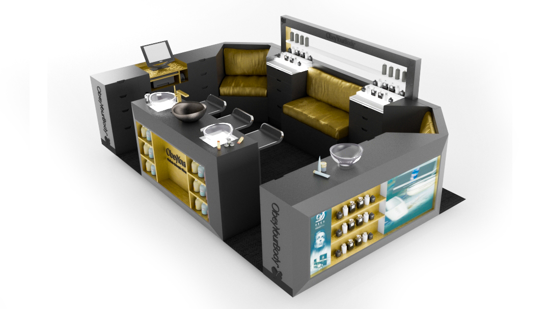 skincare kiosk