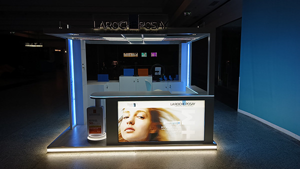 Pop-Up Skincare Display Kiosk