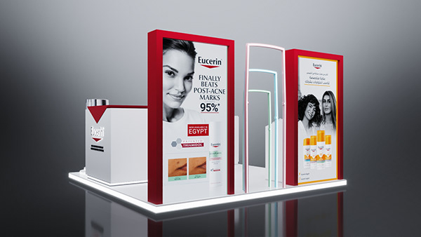 Skincare Display Showcase