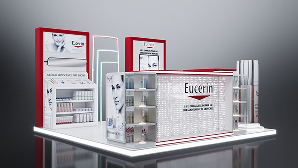 Skincare Display Showcase