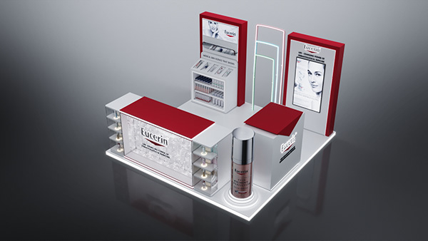 Skincare Display Showcase