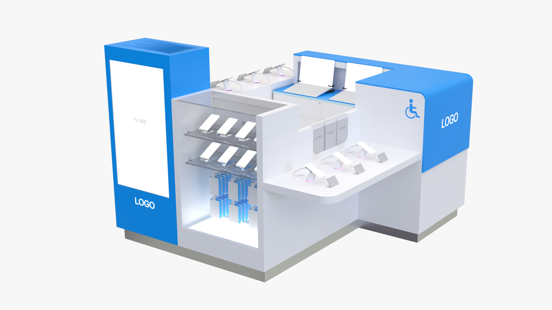 Phone Accessories Kiosk