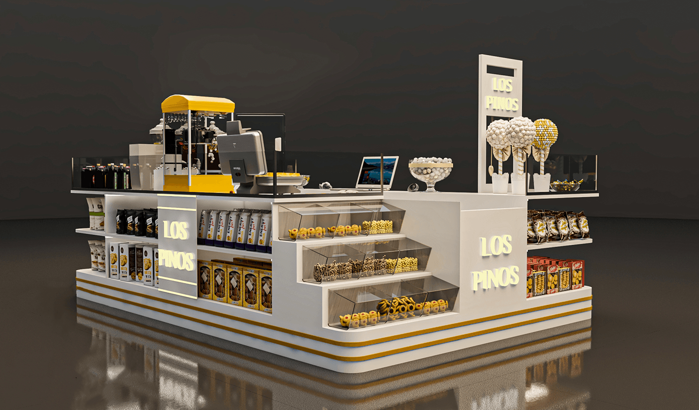 Snack Food Nuts Kiosk