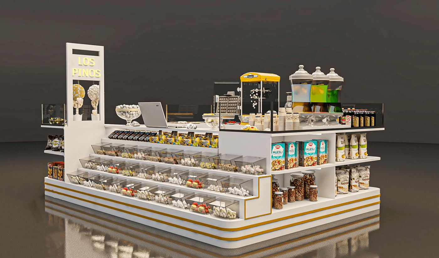 Snack Food Nuts Kiosk