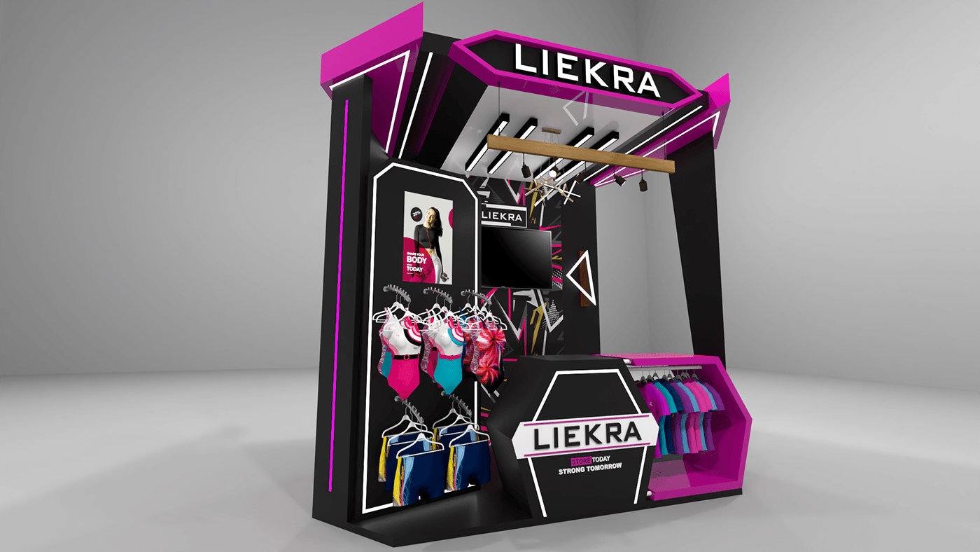 Sports Suit Display Booth