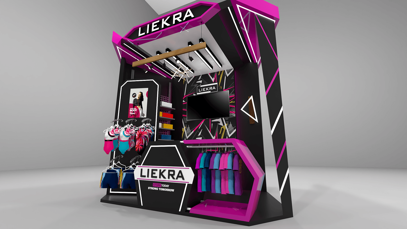 Sports Suit Display Booth