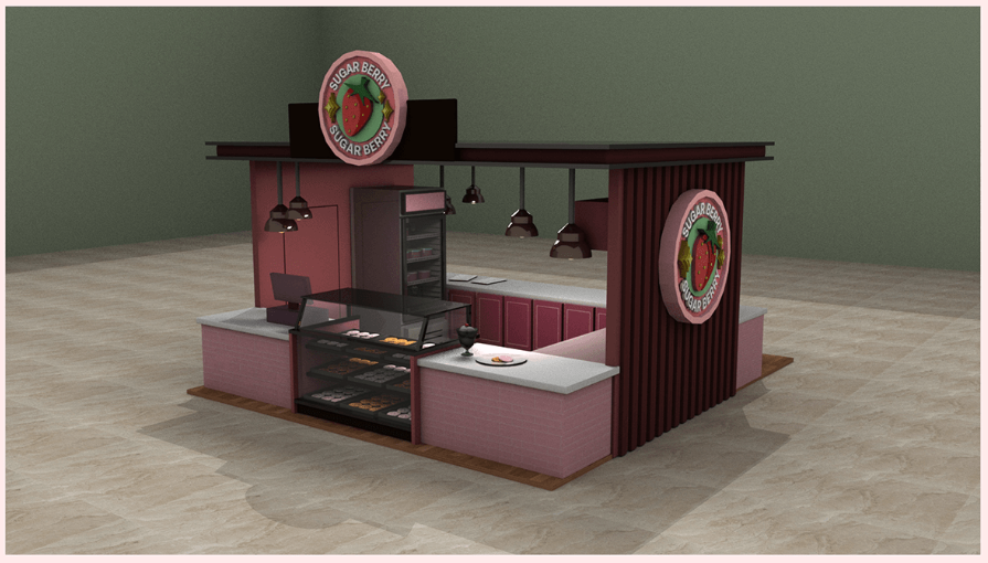 Strawberry Kiosk 