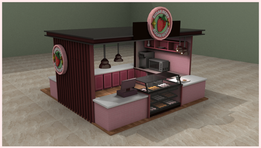 Strawberry Kiosk 