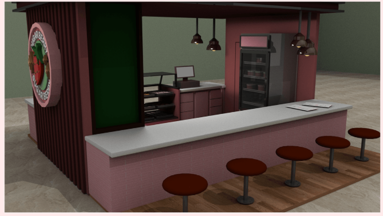 Strawberry Kiosk 
