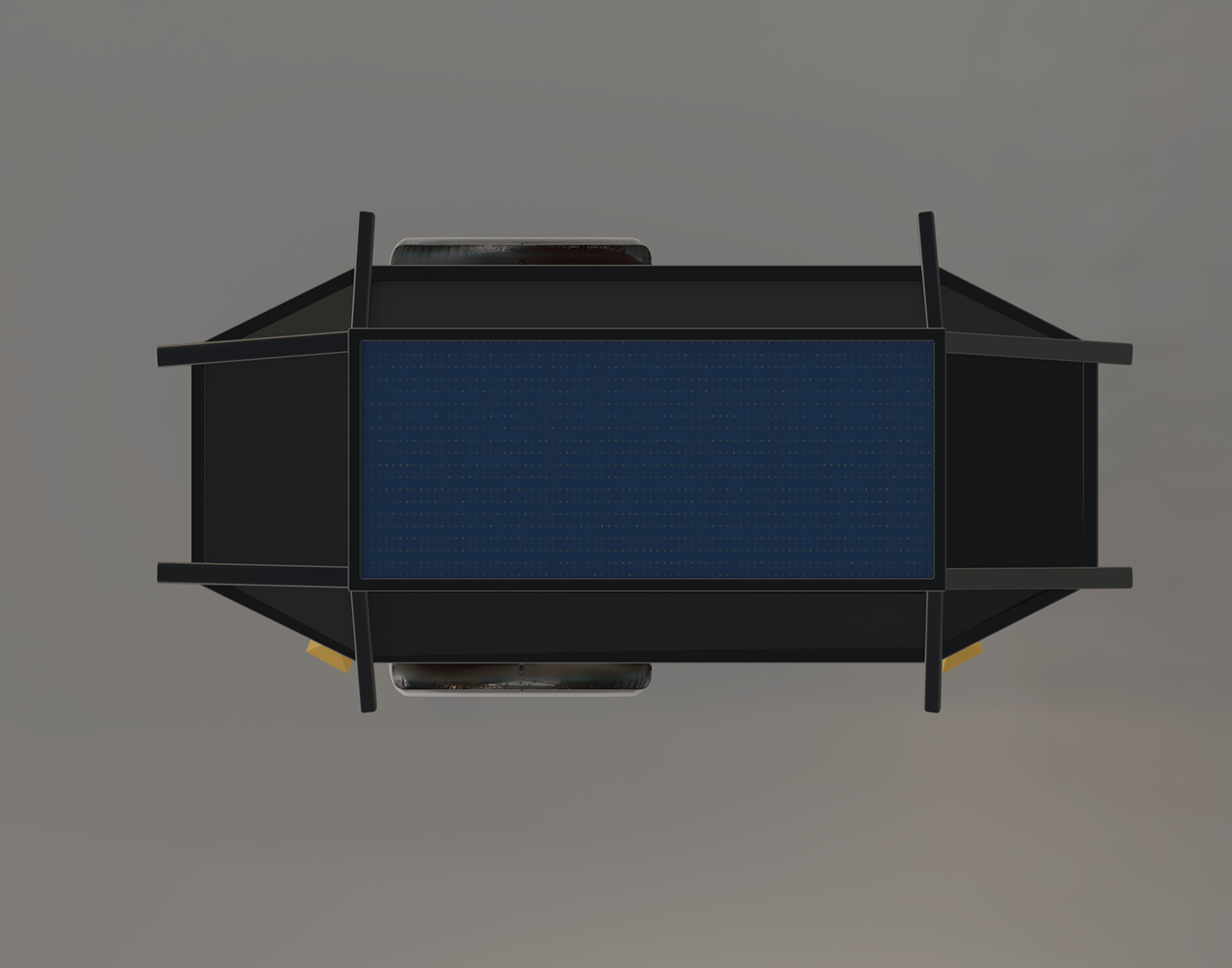 Chinese-Style Red Sushi Cart 