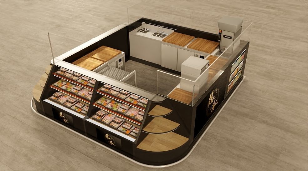 Sushi Kiosk Design 