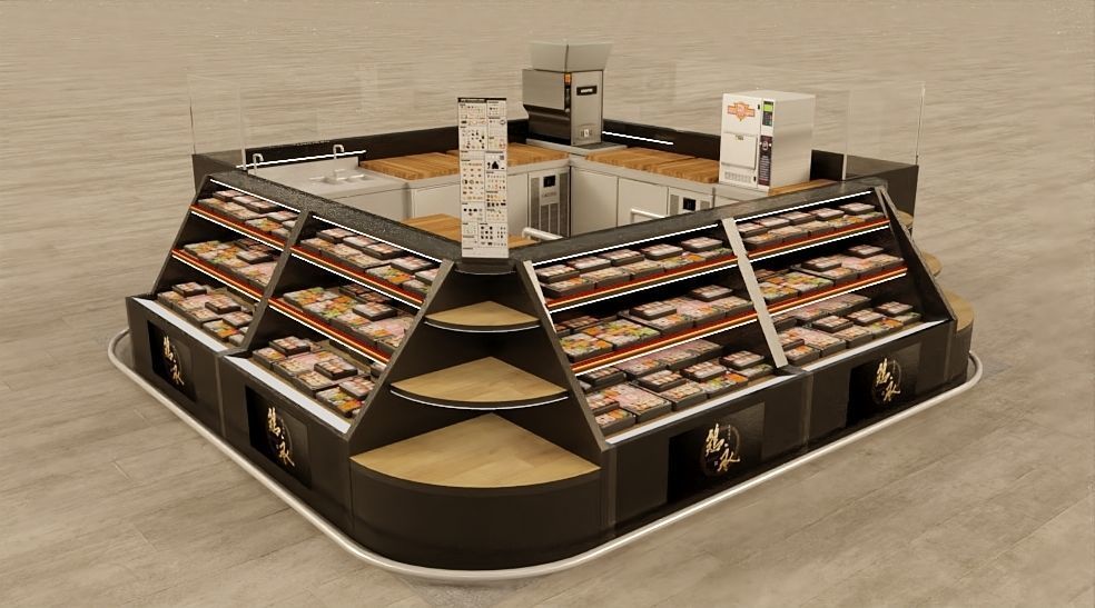 Sushi Kiosk Design 