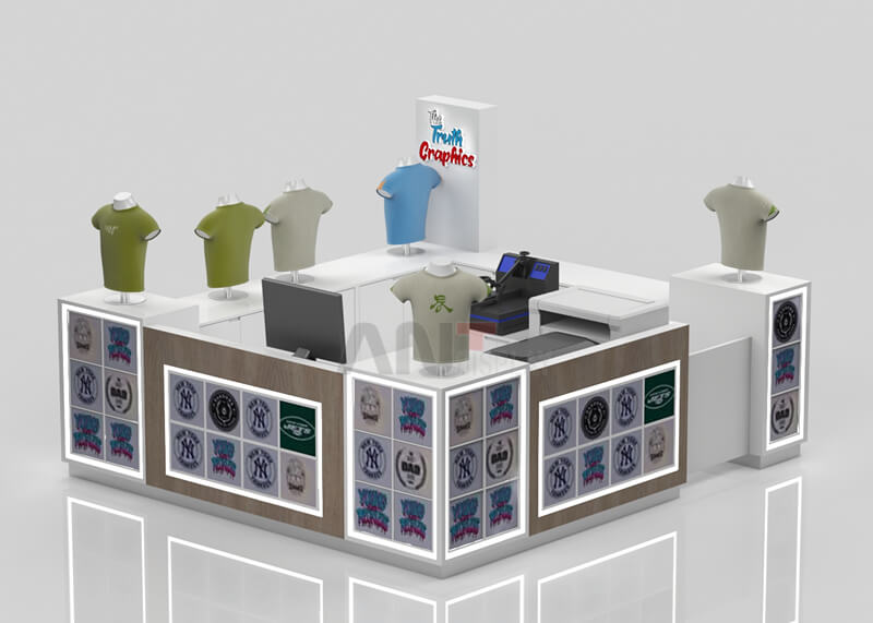 t-shirt kiosk