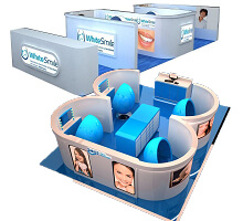 shopping mall teeth whitening booth