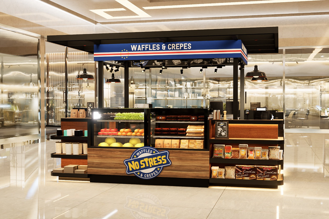 Classical Waffles Crepe Kiosk