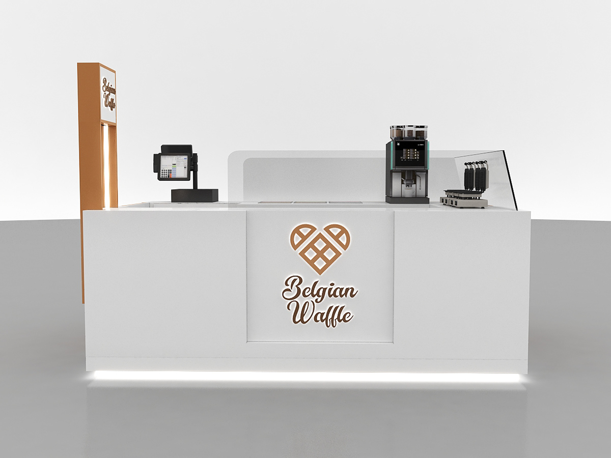 Waffle Food Kiosk 