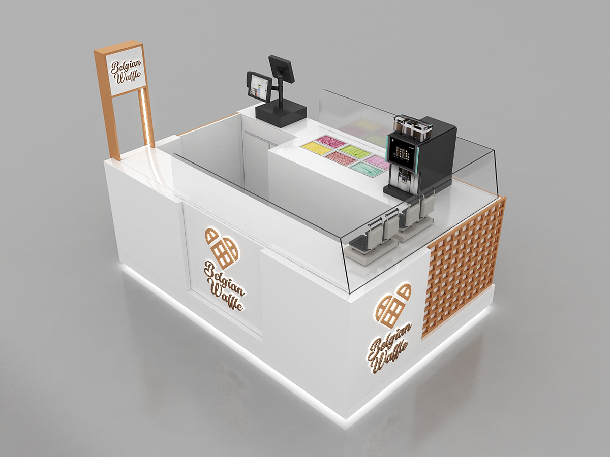 Waffle Food Kiosk 