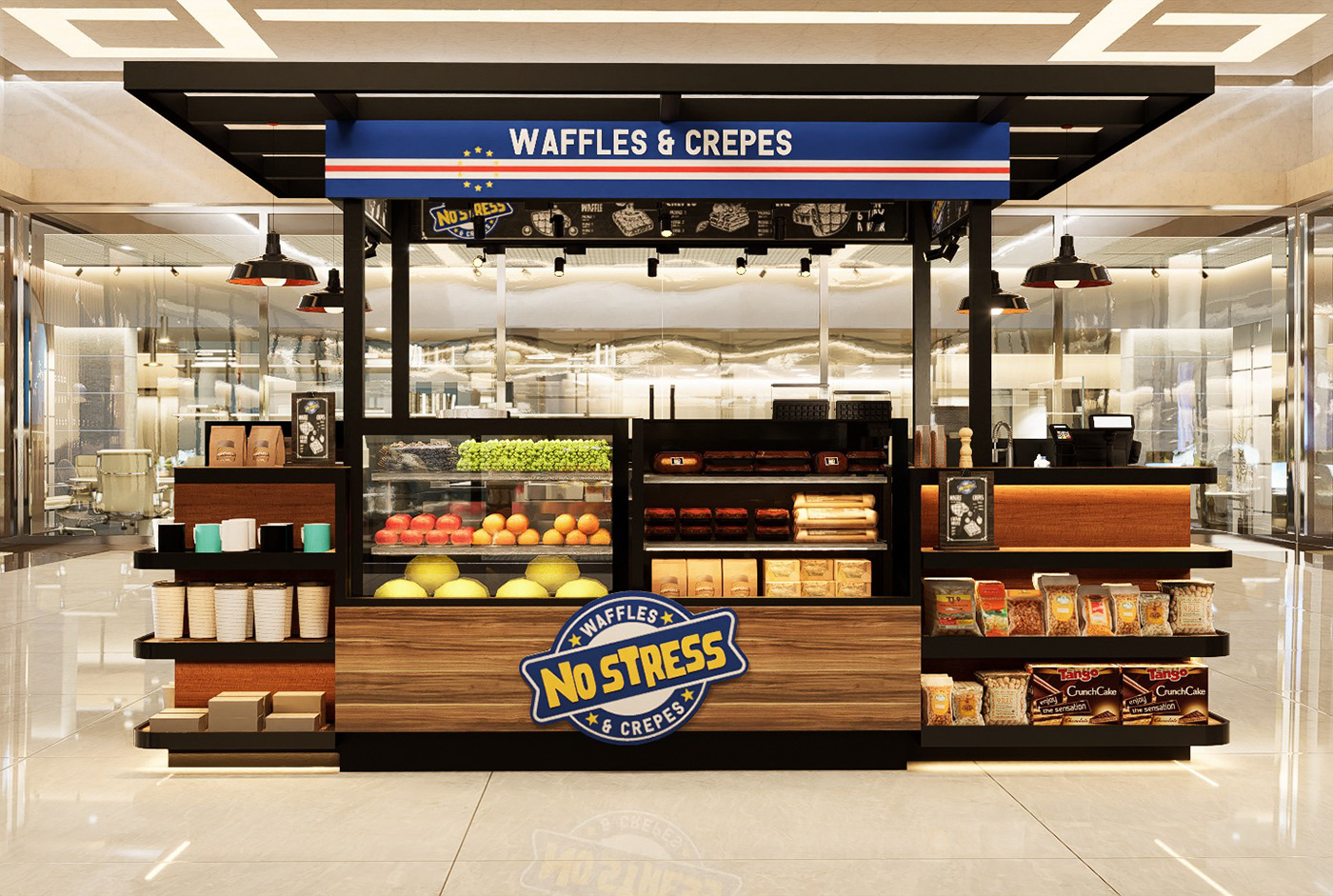 Classical Waffles Crepe Kiosk