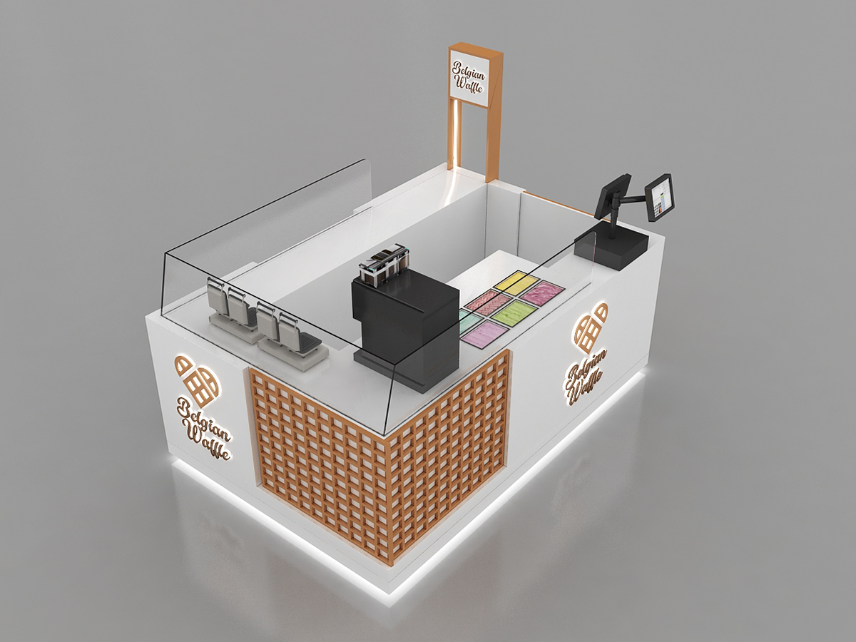 Waffle Food Kiosk 