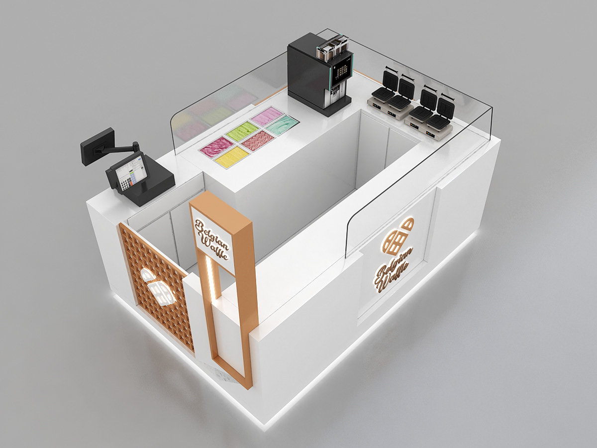 Waffle Food Kiosk 