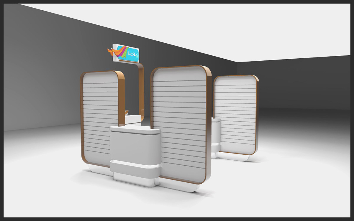 Floor Standing Mobile Showcase