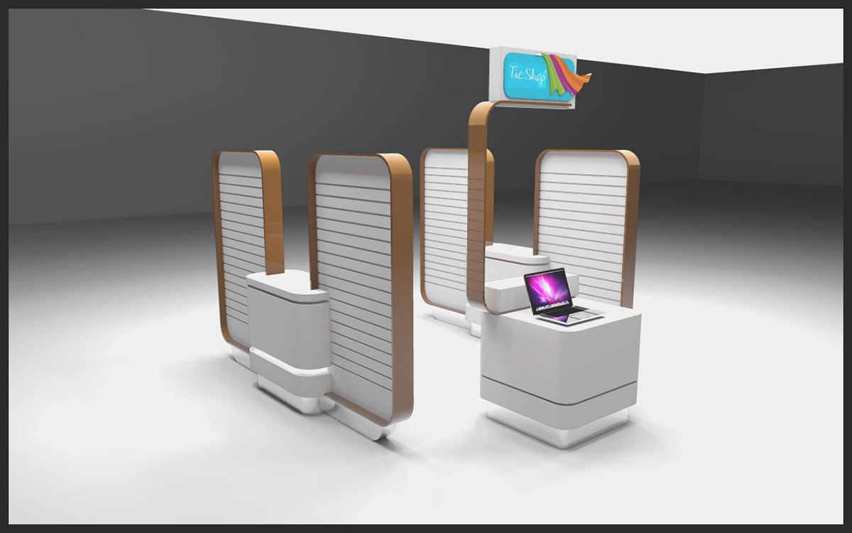 Floor Standing Mobile Showcase