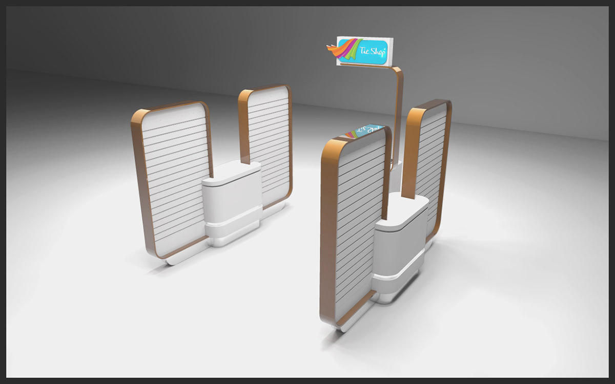 Floor Standing Mobile Showcase